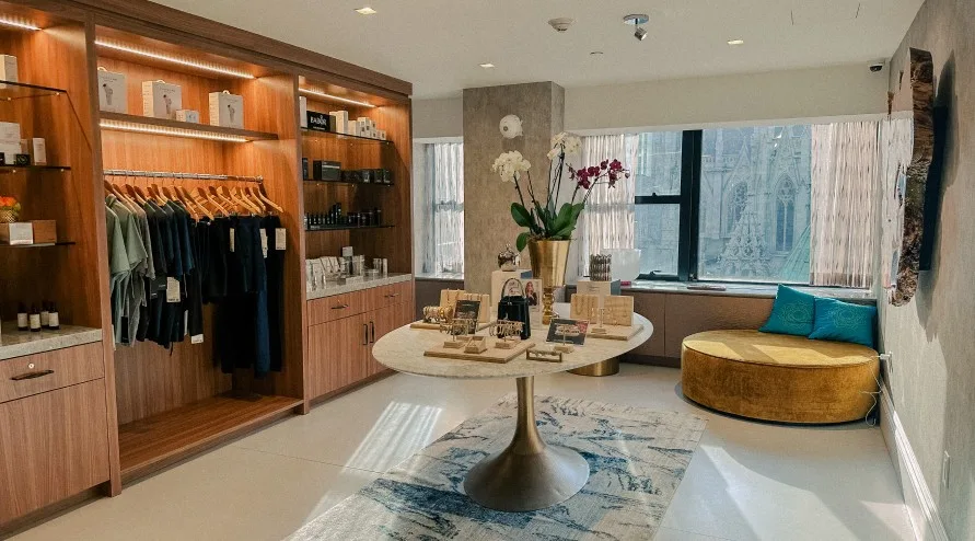 Cozy waiting section