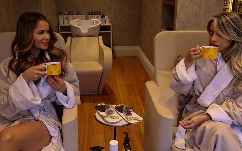 ILA Only Spa Group Birthday Pedicure Lounge Chairs Midtown NYC