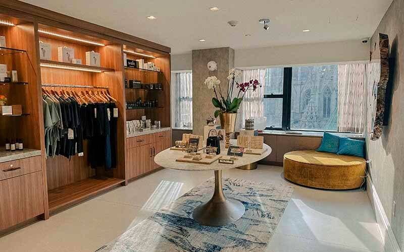ILA Only Spa Luxury Spa Boutique Display Midtown NYC