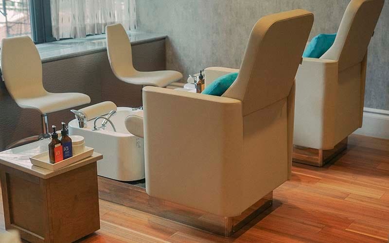ILA Only Spa Signature Pedicure Lounge Chairs Midtown NYC