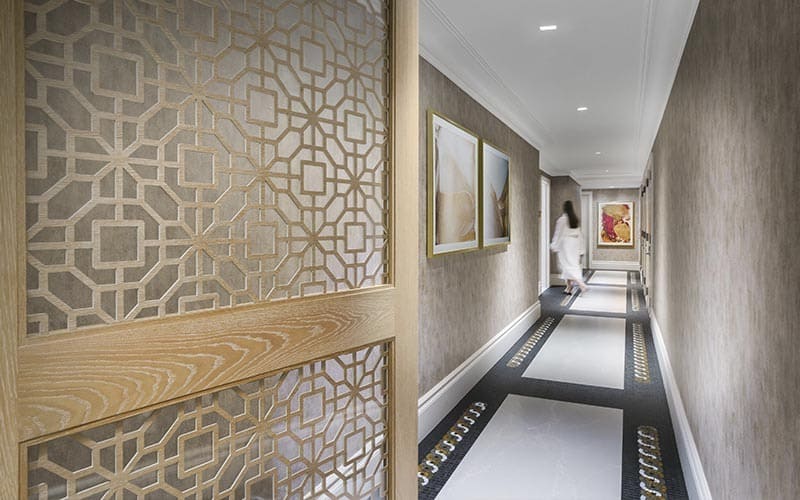 ILA Spa Midtown Accessible Hallway NYC