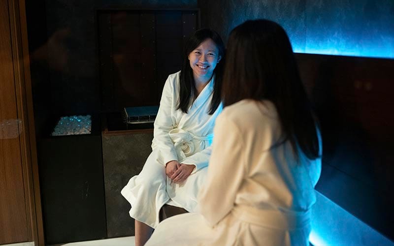 ILA Spa Midtown Day Spa Sauna Area NYC