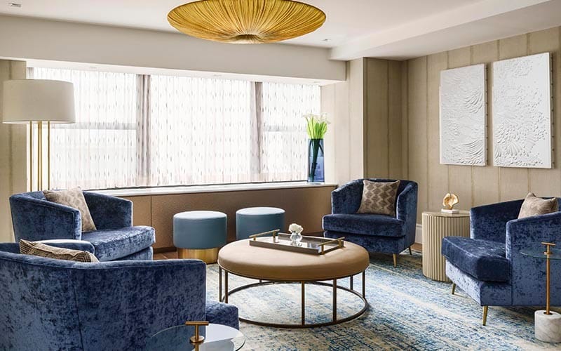 ILA Spa Midtown Lounge Interior NYC