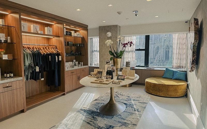 ILA Spa Midtown Spa Boutique Display NYC