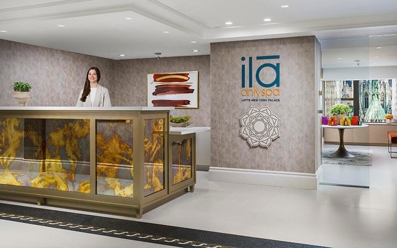 Reception Desk Check In Area ILA Only Spa NYC