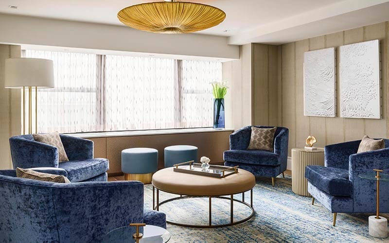 Relaxation Lounge Luxury Waiting Area 455 Madison Ave