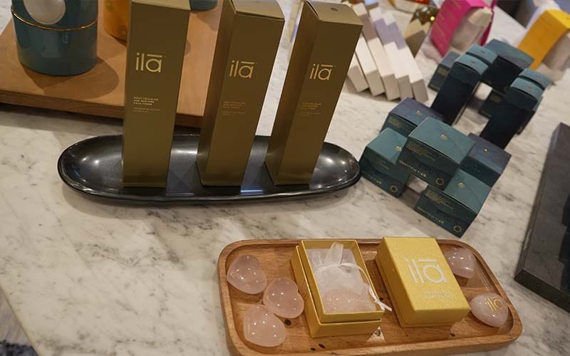 ila gold facial skincare products used at ila Only Spa in Midtown Manhattan New York