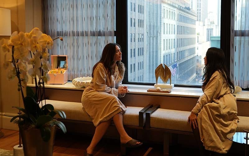 Two women enjoying a luxury spa day together at ila Only Spa in Midtown Manhattan New York