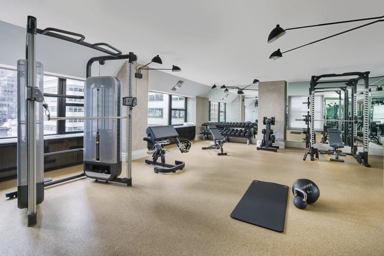 fitness center equipment