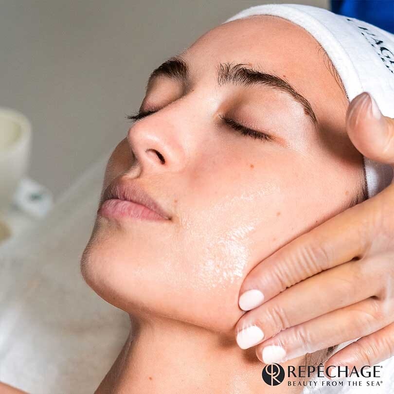 step by step 3 triple action peptide facial