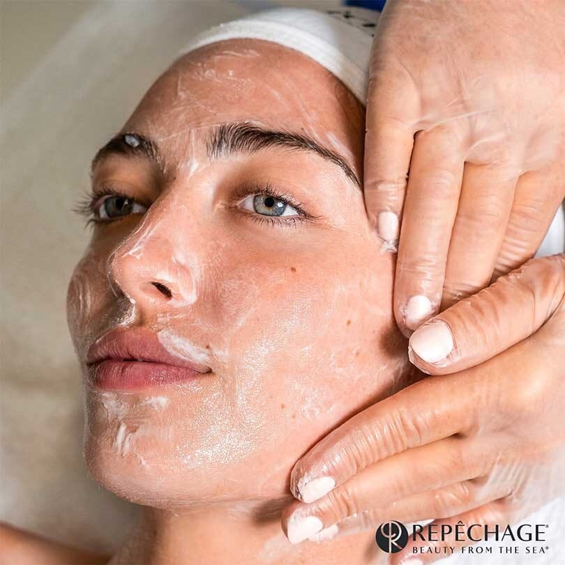 step by step 8 triple action peptide facial