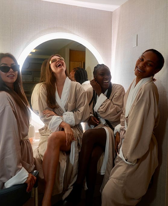 Friends enjoying a teen spa day together at ila Only Spa in Midtown Manhattan