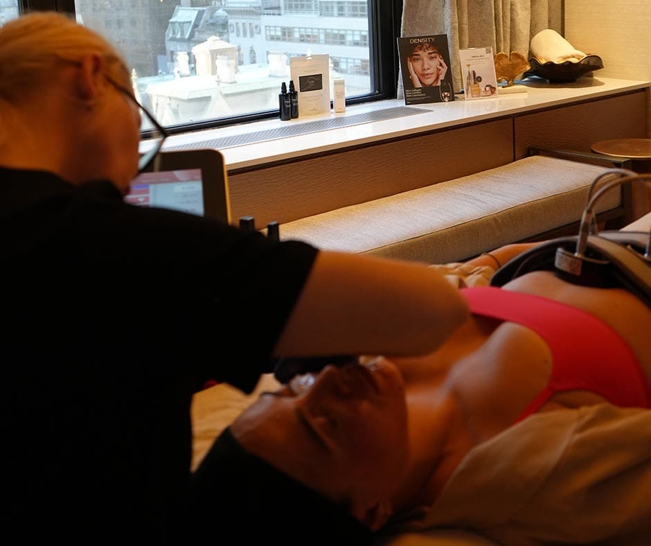 Spa treatment at ila Only Spa in New York City
